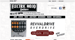 Desktop Screenshot of electricmojoguitars.com